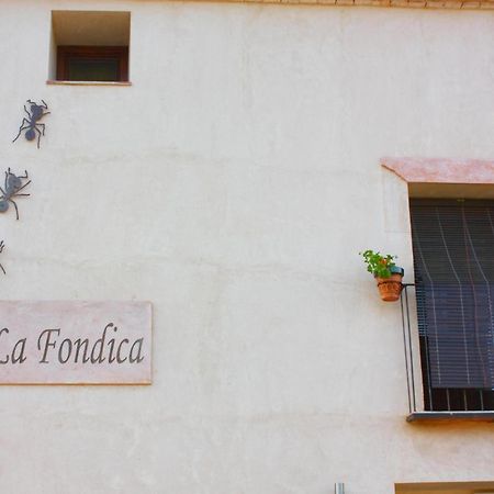 Hotel La Fonda De La Estacion La Puebla De Valverde Dış mekan fotoğraf